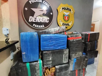 PCPR apreende mais de uma tonelada de maconha em Foz do Iguaçu