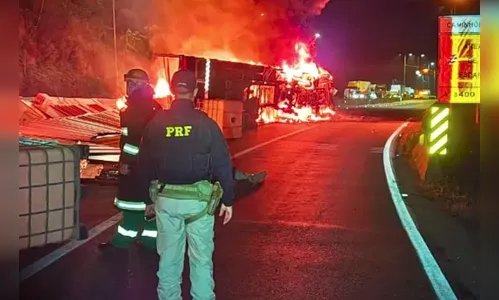 Trecho da BR-376 é liberado após acidente que matou motorista