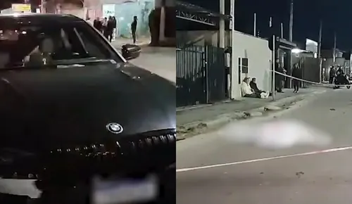 Pai impede agressão após filho morrer atropelado por BMW