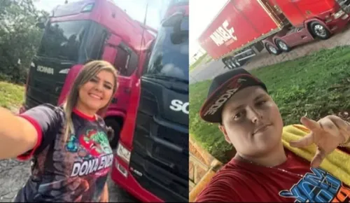 Paola e Ismael morreram no acidente