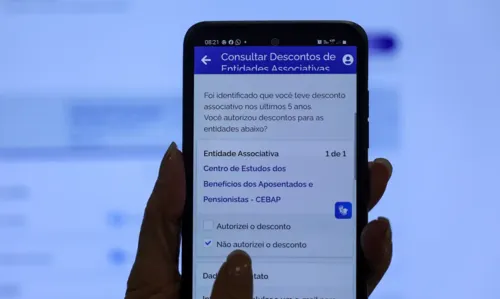 Por telefone, não é possível visualizar a documentação