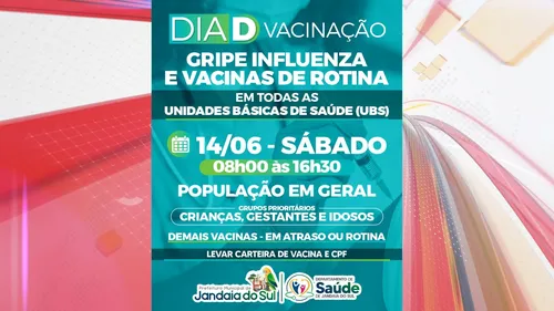 Prefeitura promove Dia D de Vacinação