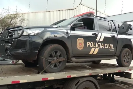 Preso fugiu com carro da PC-PR