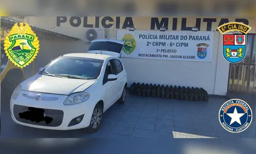 PF encontra anabolizantes em carro apreendido em Lidianópolis