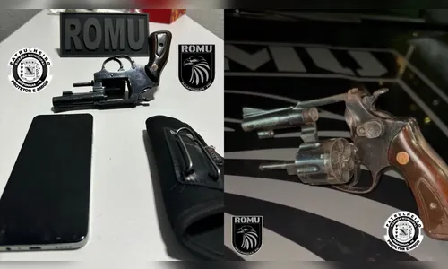 Com passagem por roubo, homem armado é preso pela GM de Arapongas