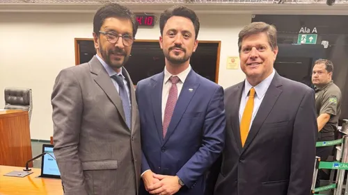 Rodolfo Mota durante agenda em Brasília