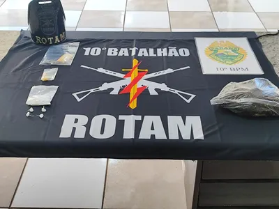 Rotam apreendeu entorpecentes na tarde de terça