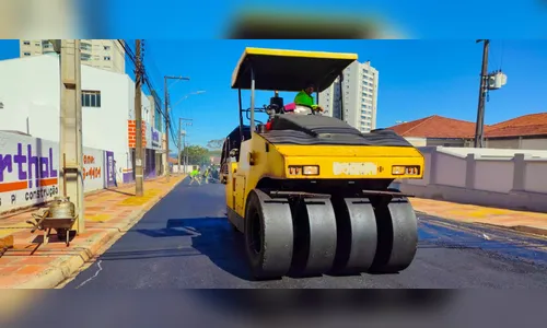 Rua Andorinhas passa por serviços de recape