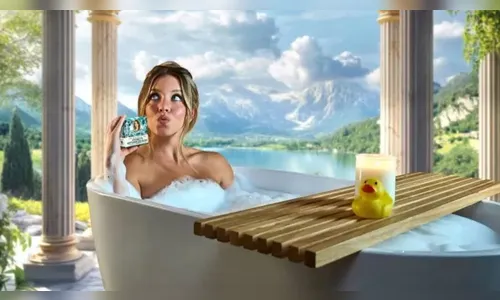 Quem é a atriz famosa que vende sabonete feito com a água do próprio banho
