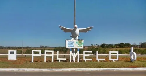 Trevo de acesso ao município de Palmelo