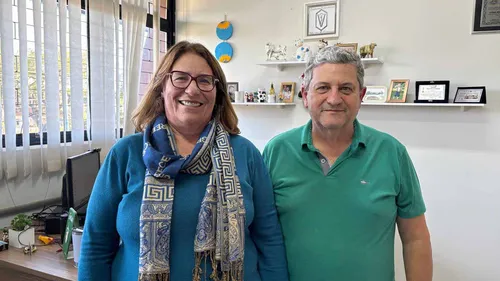 Vitória coordenadora do grupo gestor e Miro vice-coordenador