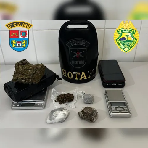 PM prende três pessoas suspeitas de tráfico de drogas em Jardim Alegre