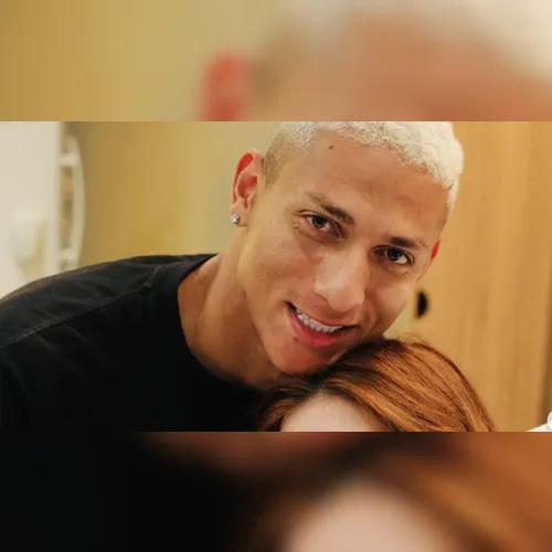 Richarlisson anuncia o nascimento do filho