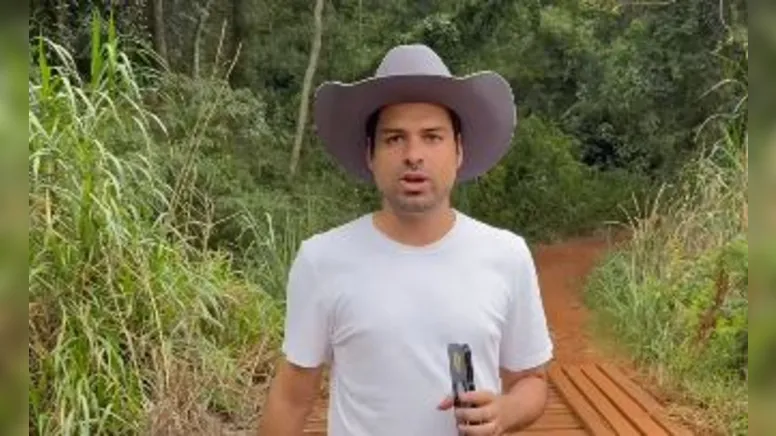 Adan Lenharo (DC) em vídeo publicado no Instagram