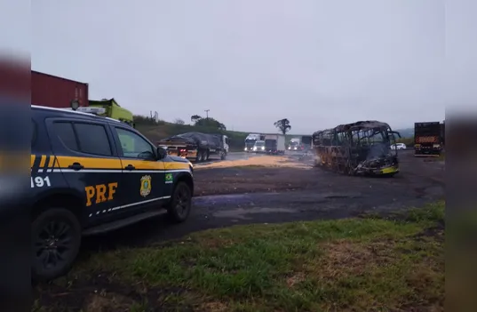 Ônibus bate na traseira de carreta e deixa 14 feridos em Ortigueira (PR) na BR-376; veja