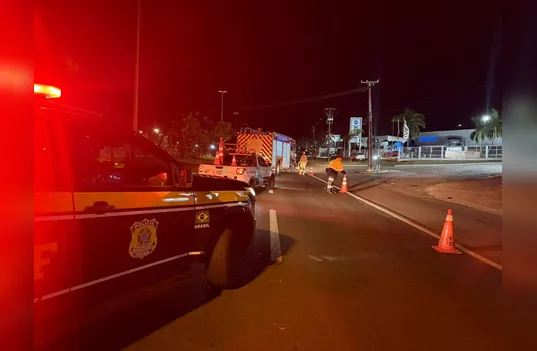 Acidente entre moto e caminhão deixa dois mortos na BR-369 em Cambé