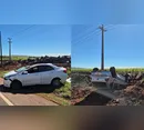 Acidente entre carros bloqueia trecho da PR-444 e deixa motoristas feridos