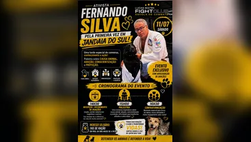 Evento em Jandaia do Sul debate proteção animal e arrecada doações para ONG