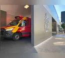 Homem fratura a perna em acidente entre caminhão e moto em Apucarana