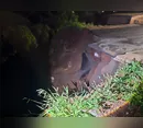 Cratera se abre em rua de Mauá da Serra e deixa família desalojada após temporal