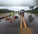 Câmera flagra acidente que matou garupa e deixou motociclista gravemente ferido em Arapongas
