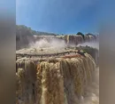 Cataratas do Iguaçu registram 17,7 milhões de litros por segundo e batem recorde do ano; veja