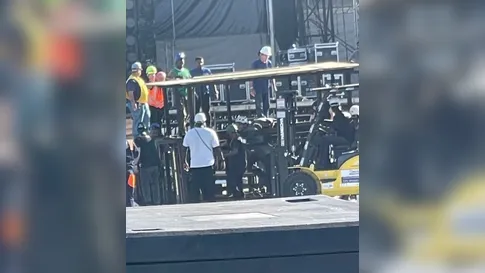 Funcionário morre durante montagem de palco para show de Shakira em Copacabana