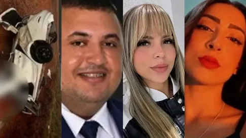 Grave acidente mata vereador e mais duas jovens após carro capotar na curva de rodovia