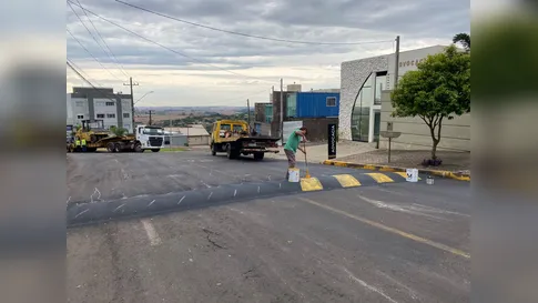 Região do Edifício Brisas recebe lombada após pedidos de moradores em Apucarana