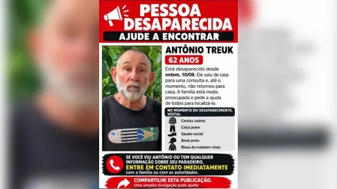 Bombeiros usam drone em buscas por idoso desaparecido em Apucarana