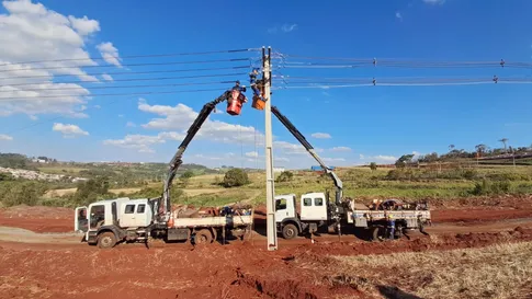 Copel religa 99,8% da energia em Apucarana após temporal e foca nos últimos 153 imóveis