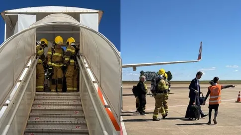 Fumaça na cabine força avião com destino a SP a pousar em urgência em Maringá