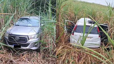 Hilux e Fiesta roubados são recuperados pela PCPR em São Pedro do Ivaí