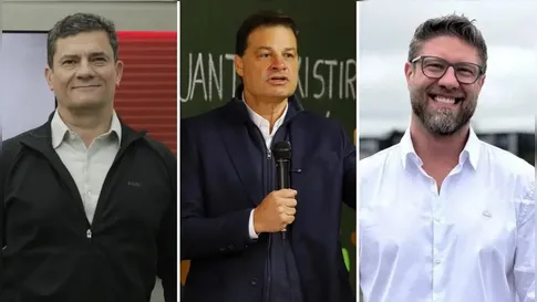 Quaest aponta Moro com 37%, Requião Filho com 21% e Sandro Alex com 15% na disputa pelo Governo do PR