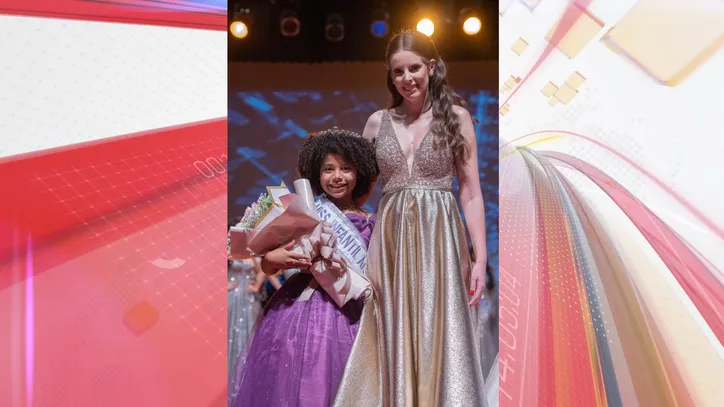 Miss infantil Araponga 2024 Isadora Eloá Ribeiro de Souza - 7 anos