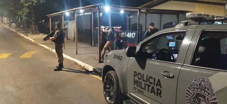 Polícia Militar realiza operação em 'pontos críticos' de Apucarana