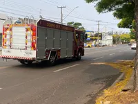 Corpo de Bombeiros foi acionado por volta das 13h50