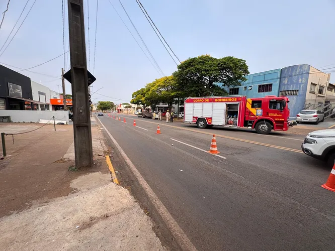 Corpo de Bombeiros foi acionado por volta das 13h50