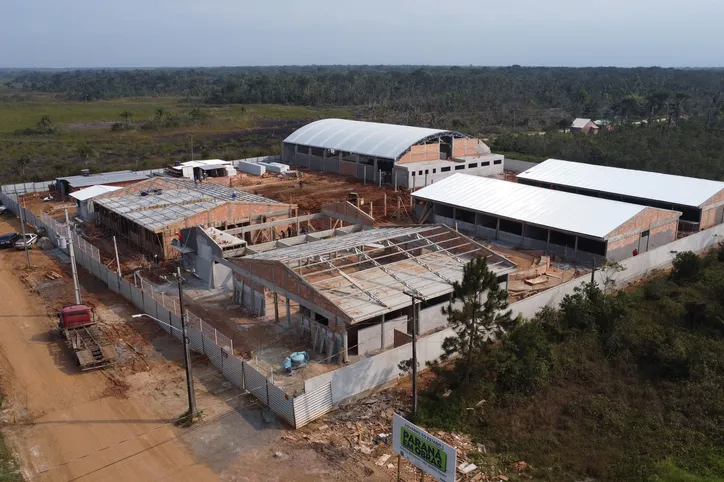 Unidade Nova Escolar Deputado Aníbal Khury está com 65% das obras executadas