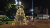 Iluminação de Natal é ativada no centro de Apucarana; veja fotos