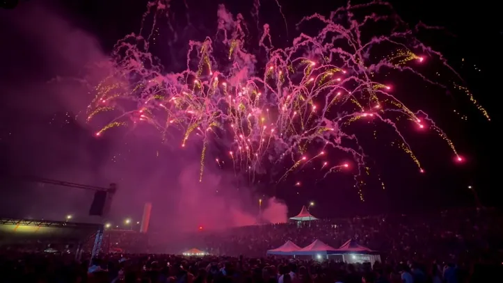 Bruno e Marrone encantam público na primeira noite da Expovale 2024