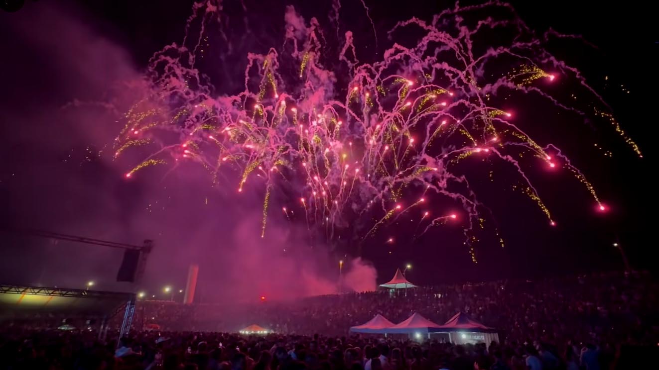 Bruno e Marrone encantam público na primeira noite da Expovale 2024