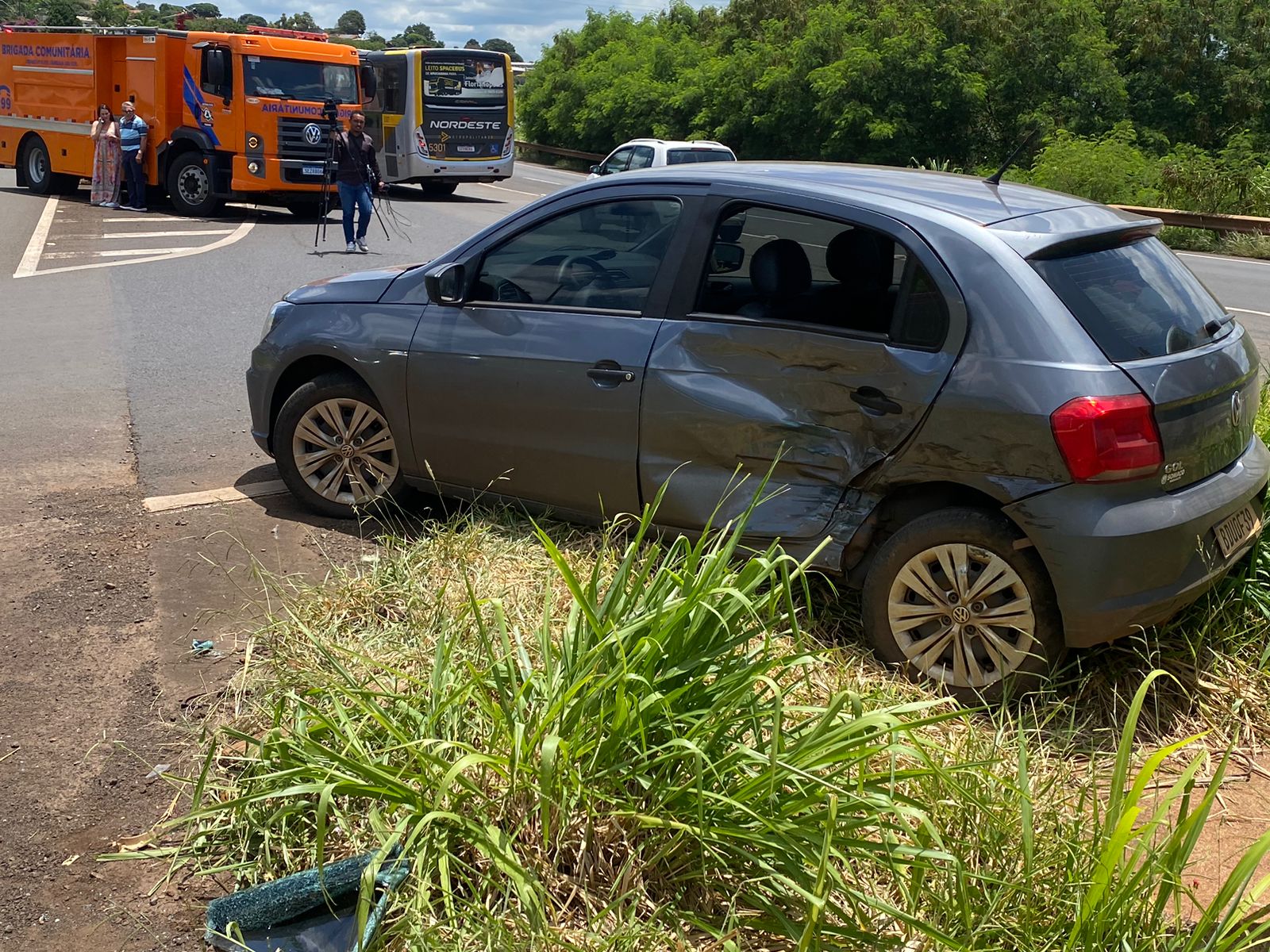 Acidente deixa quatro feridos no acesso a Cambira na BR-376