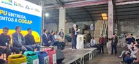 Cocap recebe caminhões e equipamentos da Itaipu Binacional
