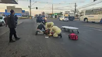 Câmera flagra trabalhador sendo atropelado em avenida de Apucarana