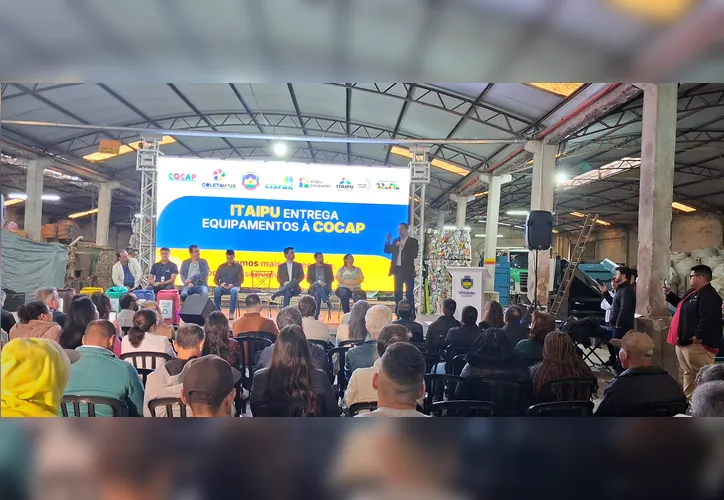 Cocap recebe caminhões e equipamentos da Itaipu Binacional