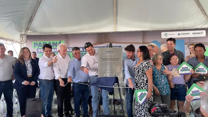 Governador Ratinho Junior inaugura Condomínio do Idoso em Arapongas