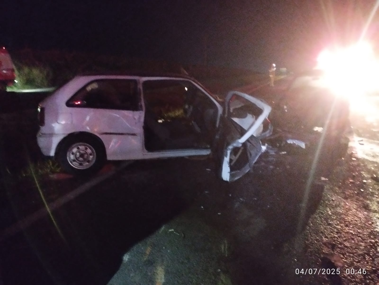 Acidente grave deixa duas vítimas feridas entre Jandaia e Mandaguari