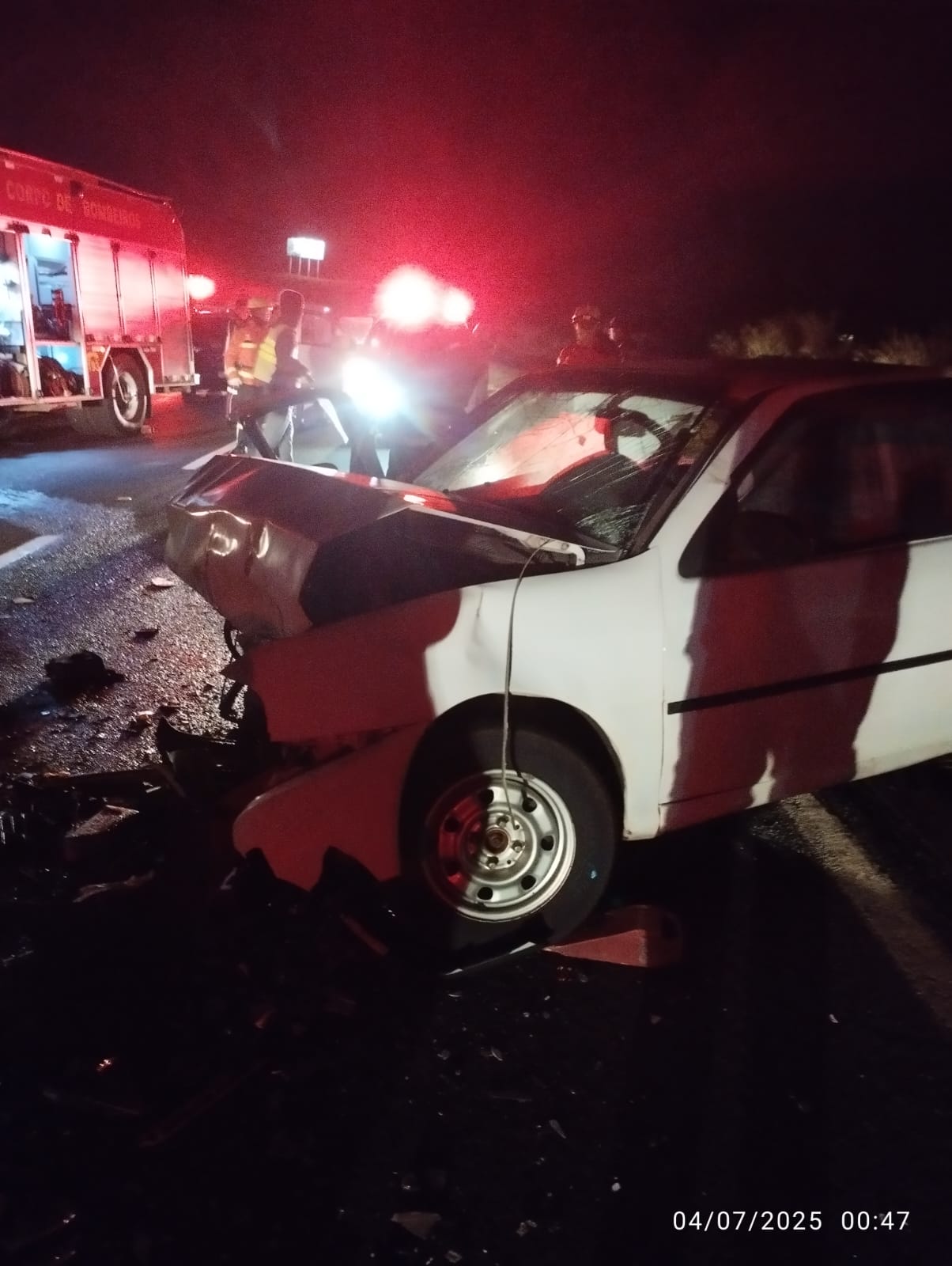 Acidente grave deixa duas vítimas feridas entre Jandaia e Mandaguari