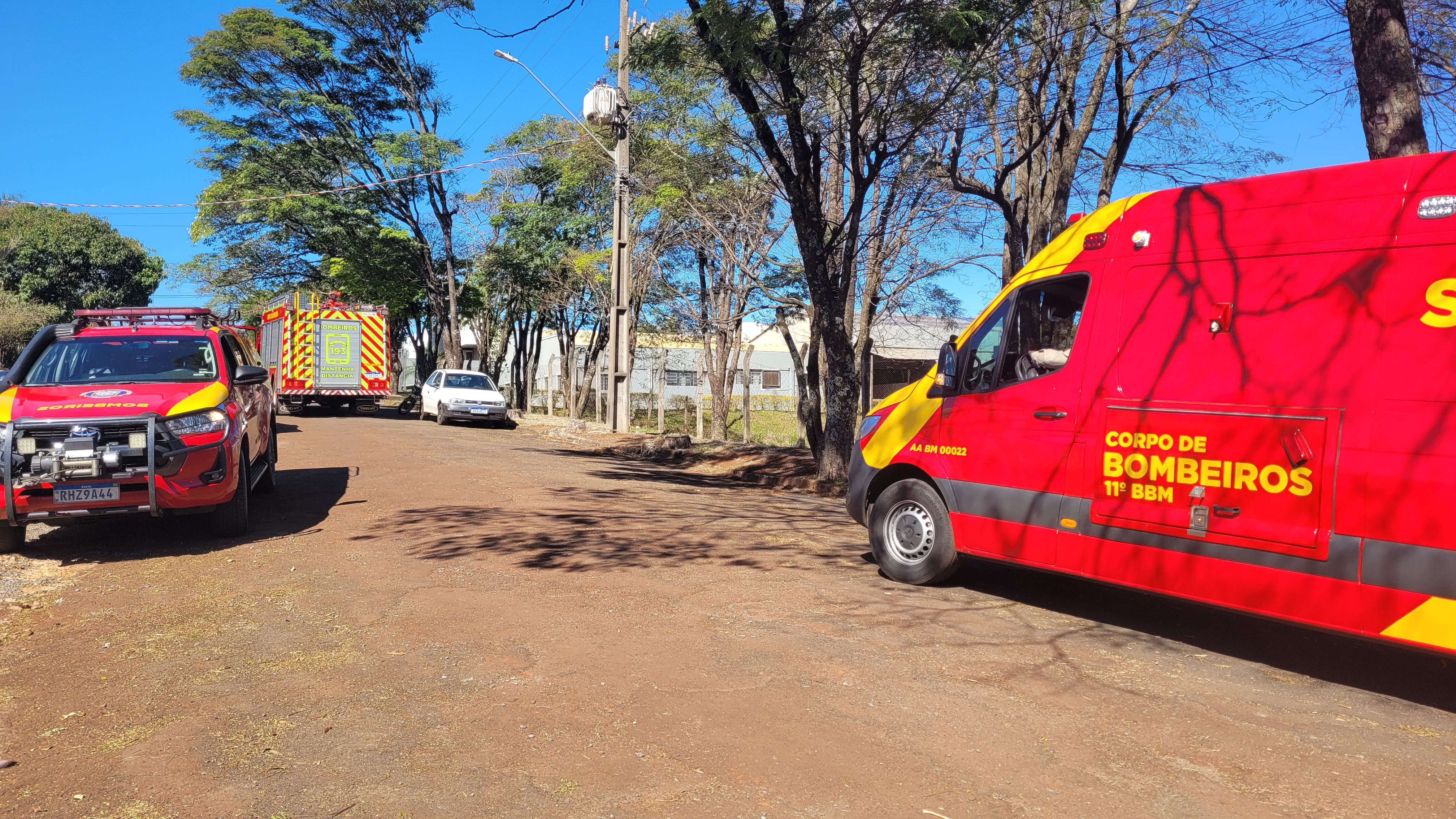 Situação foi registrada no início da tarde desta terça-feira